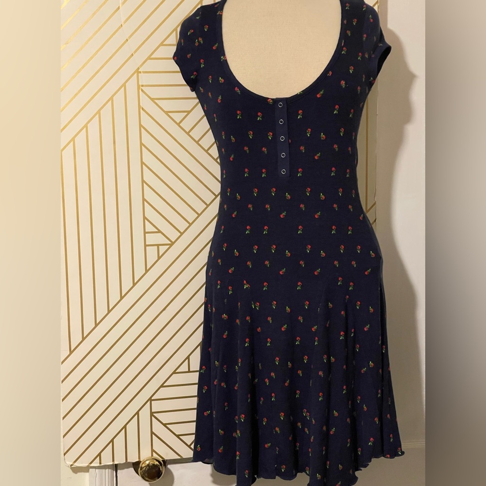 NWT Urban Outfitters Blue Floral Dress